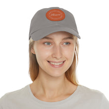 Load image into Gallery viewer, Team Awesomesauce Dad Hat with Leather Patch (Round)