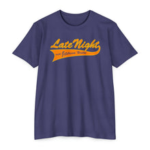 Load image into Gallery viewer, Late Night with Jetstream Health Coaching Motivational Unisex CVC Jersey T-shirt