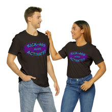 Load image into Gallery viewer, Kick Ass Mode Activated Fu@K Thyroid Cancer Unisex Jersey Short Sleeve Tee