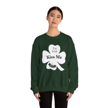 Load image into Gallery viewer, Kiss Me I’m Irish St Patrick’s Day Unisex Heavy Blend™ Crewneck Sweatshirt