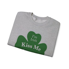 Load image into Gallery viewer, Kiss Me I’m Irish St Patrick’s Day Unisex Heavy Blend™ Crewneck Sweatshirt