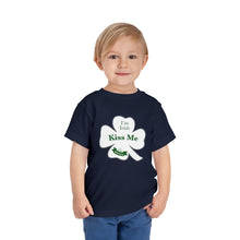 Load image into Gallery viewer, Kiss Me I’m Irish St Patrick’s Day Toddler Short Sleeve Tee