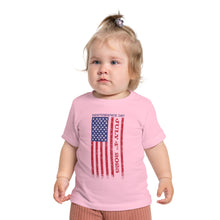 Load image into Gallery viewer, Independence Day July 4 2025 USA Flag Baby Short Sleeve T-Shirt