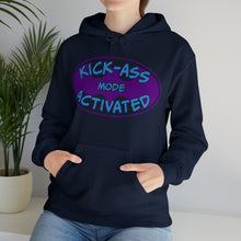 Load image into Gallery viewer, Kick Ass Mode Activated F Cancer Unisex Heavy Blend™ Hooded Sweatshirt