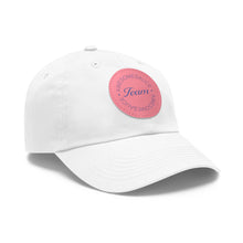 Load image into Gallery viewer, Team Awesomesauce Dad Hat with Leather Patch (Round)