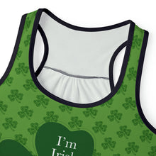 Load image into Gallery viewer, Kiss Me Im Irish Green Women's Tank Top