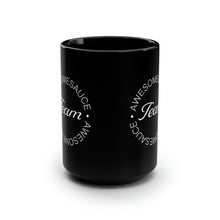 Load image into Gallery viewer, Team Awesomesauce Black Mug, 15oz