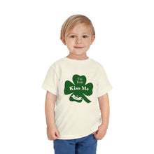 Load image into Gallery viewer, Kiss Me I’m Irish St Patrick’s Day Toddler Short Sleeve Tee
