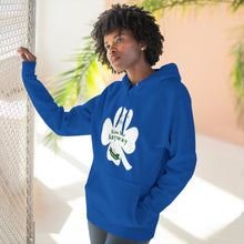 Load image into Gallery viewer, I’m Not Irish Kiss Me Anyway St Patricks Day Three-Panel Fleece Hoodie