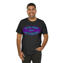 Load image into Gallery viewer, Kick Ass Mode Activated Fu@K Thyroid Cancer Unisex Jersey Short Sleeve Tee