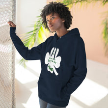 Load image into Gallery viewer, I’m Not Irish Kiss Me Anyway St Patricks Day Three-Panel Fleece Hoodie