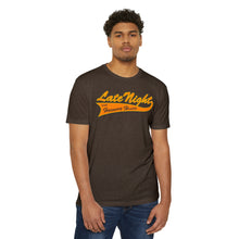 Load image into Gallery viewer, Late Night with Jetstream Health Coaching Motivational Unisex CVC Jersey T-shirt