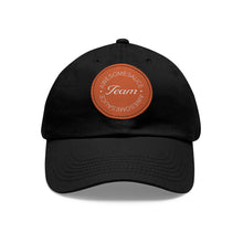 Load image into Gallery viewer, Team Awesomesauce Dad Hat with Leather Patch (Round)