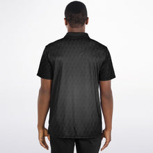 Load image into Gallery viewer, Golf Ball Black Polo Shirt - AOP