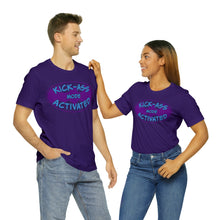 Load image into Gallery viewer, Kick Ass Mode Activated Fu@K Thyroid Cancer Unisex Jersey Short Sleeve Tee