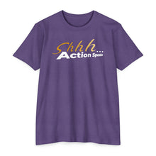 Load image into Gallery viewer, Shhh Action Speaks Motivational Unisex CVC Jersey T-shirt