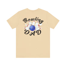 Load image into Gallery viewer, Bowling Dad Fathers Day Unisex Jersey Short Sleeve Tee