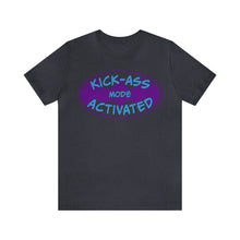 Load image into Gallery viewer, Kick Ass Mode Activated Fu@K Thyroid Cancer Unisex Jersey Short Sleeve Tee