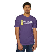 Load image into Gallery viewer, Squash Your Excuses Motivational Unisex CVC Jersey T-shirt