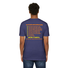 Load image into Gallery viewer, Late Night with Jetstream Health Coaching Motivational Unisex CVC Jersey T-shirt