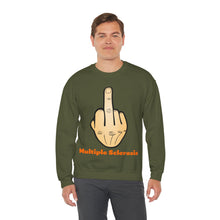 Load image into Gallery viewer, Middle Finger Multiple Sclerosis Unisex Heavy Blend™ Crewneck Sweatshirt