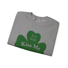 Load image into Gallery viewer, Kiss Me I’m Irish St Patrick’s Day Unisex Heavy Blend™ Crewneck Sweatshirt