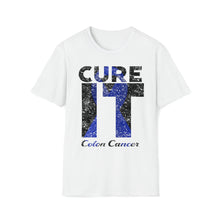 Load image into Gallery viewer, Cure It Colon Cancer Unisex Softstyle T-Shirt