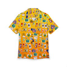 Load image into Gallery viewer, What’s Wild Fun Tropical Print Unisex Hawaiian Button-Down Shirt for Summer Vibes