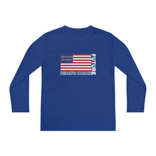 Load image into Gallery viewer, Future Health Coach Dry Fit Youth Long Sleeve Competitor Tee