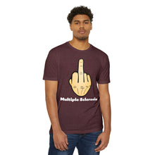 Load image into Gallery viewer, Middle Finger Multiple Sclerosis Unisex CVC Jersey T-shirt