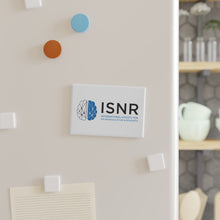Load image into Gallery viewer, ISNR Logo White Button Magnet Set - 10 pcs