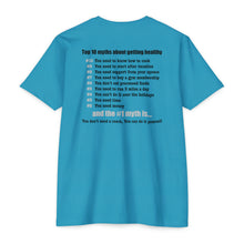 Load image into Gallery viewer, Late Night with Jetstream Health Coaching Motivational Unisex CVC Jersey T-shirt