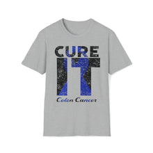 Load image into Gallery viewer, Cure It Colon Cancer Unisex Softstyle T-Shirt