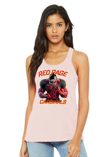Load image into Gallery viewer, Cardinals Red Rage #18 Woman’s Football Fan Flowy Tank Top