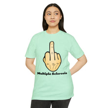 Load image into Gallery viewer, Middle Finger Multiple Sclerosis Unisex CVC Jersey T-shirt