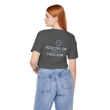 Load image into Gallery viewer, Team Platinum 2023 Conference Discipline Equals Freedom Unisex Jersey Short Sleeve Crew Neck Tee