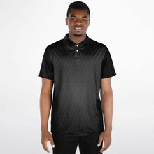 Load image into Gallery viewer, Golf Ball Black Polo Shirt - AOP