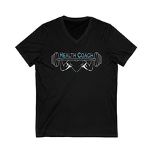 Load image into Gallery viewer, Team Platinum 2023 Conference Muscle Heart Change Your Habits Change Your Life Unisex Short Sleeve V-Neck Tee