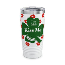 Load image into Gallery viewer, Kiss Me I’m Irish St Patrick’s Day Ringneck Tumbler, 20oz