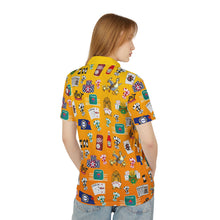 Load image into Gallery viewer, What’s Wild Vibrant Unisex Polo Shirt with Fun Graphic Design