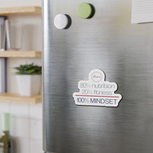 Load image into Gallery viewer, Team Awesomesauce 80% Nutrition 20% Fitness 100% Mindset Die-Cut Magnets