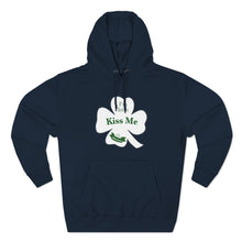 Load image into Gallery viewer, I’m Irish Kiss Me St Patricks Day Three-Panel Fleece Hoodie