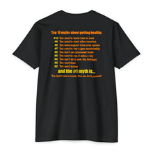 Load image into Gallery viewer, Late Night with Jetstream Health Coaching Motivational Unisex CVC Jersey T-shirt
