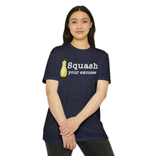 Load image into Gallery viewer, Squash Your Excuses Motivational CVC Jersey T-shirt