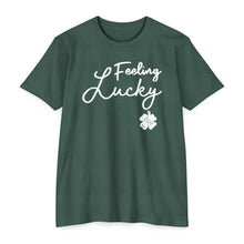 Load image into Gallery viewer, Feeling Lucky St Patricks Day Unisex CVC Jersey T-shirt