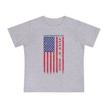 Load image into Gallery viewer, Independence Day July 4 2025 USA Flag Baby Short Sleeve T-Shirt