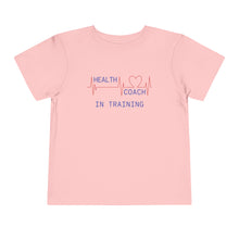 Load image into Gallery viewer, Health Coach in Training heartbeat Toddler Short Sleeve Tee