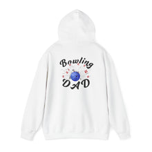 Load image into Gallery viewer, Bowling Dad Fathers Day Unisex Heavy Blend™ Hooded Sweatshirt
