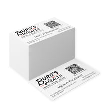 Load image into Gallery viewer, Burgs Health QR Code Business Cards