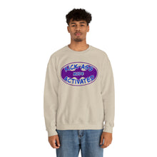 Load image into Gallery viewer, Kick Ass Mode Activated F Cancer Unisex Heavy Blend™ Crewneck Sweatshirt